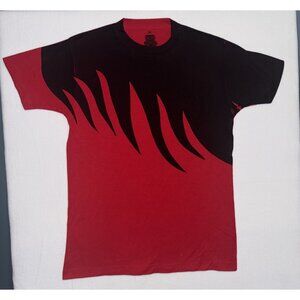 WWE Legends Kane Flame Graphic T-Shirt Red Black Ripple Junction Size M NWOT